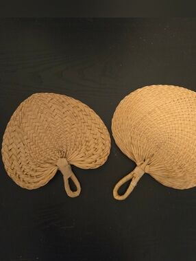 Hand Woven Palm Or Coconut Leaf Wall Fan